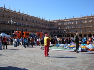 The Plaza Mayor of Salamanca